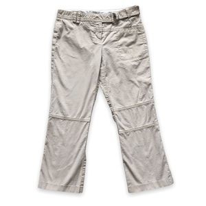 POLECI size 3 Juniors khaki crops low rise bootcut stretch pants Y2K 90s 181